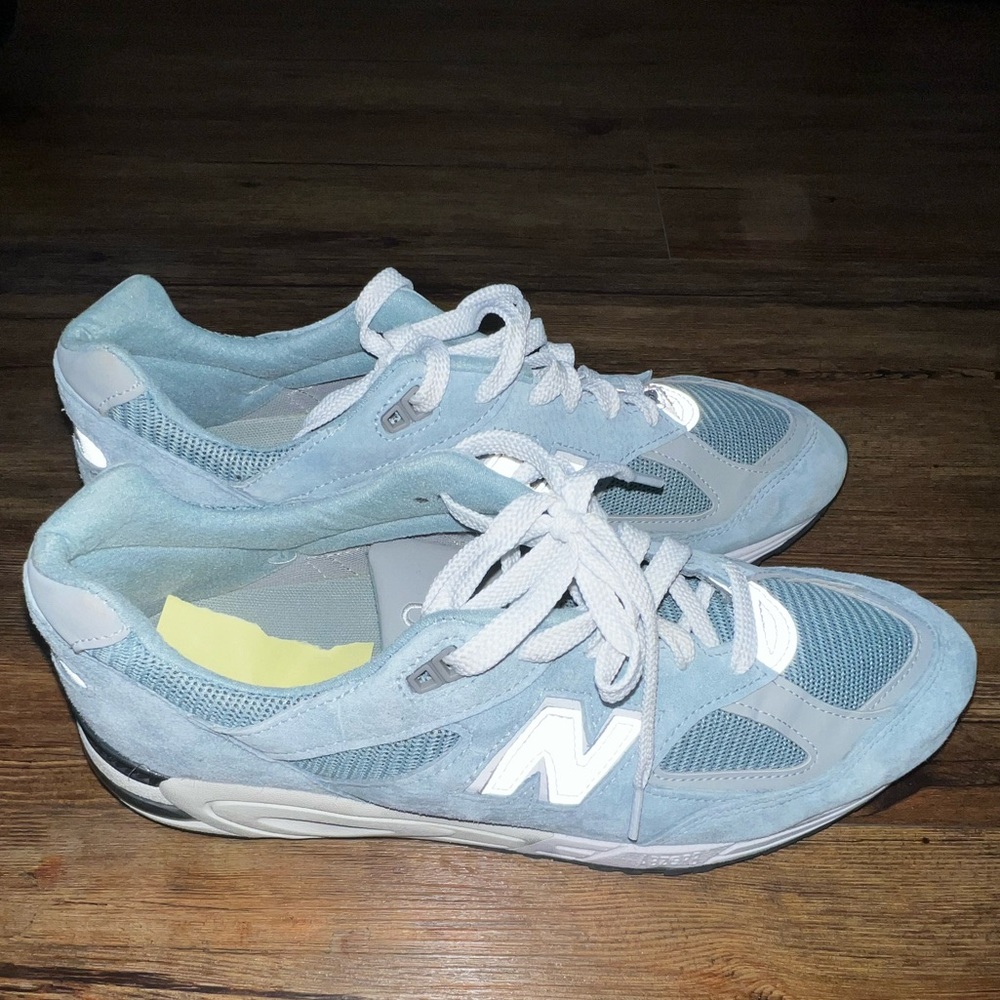 Mens New Balance Sneaker, Kith x 990v2 Made in USA 'Storm’